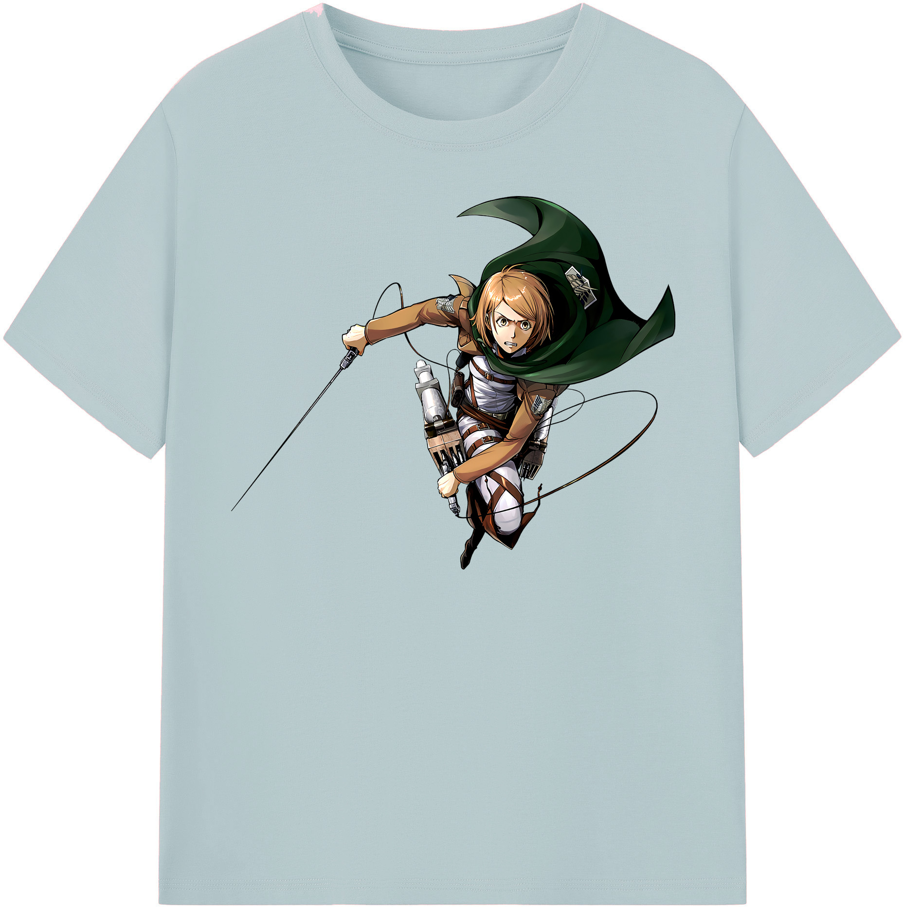 （画像用） 進撃の巨人 ペトラ·ラル Attack on Titan Petra Rall 綿100％半袖Tシャツ（フロントプリント）